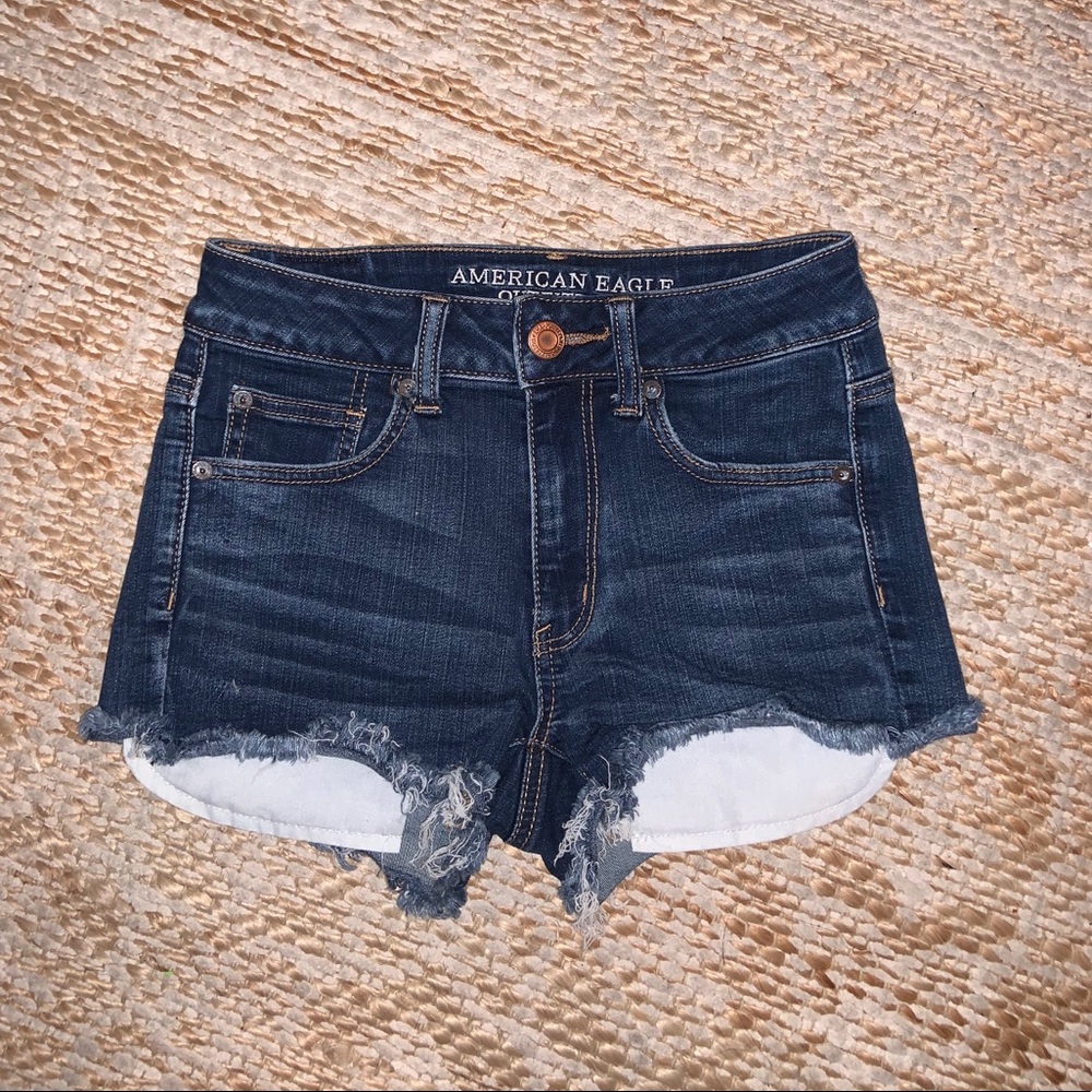 Blue jean shorts!